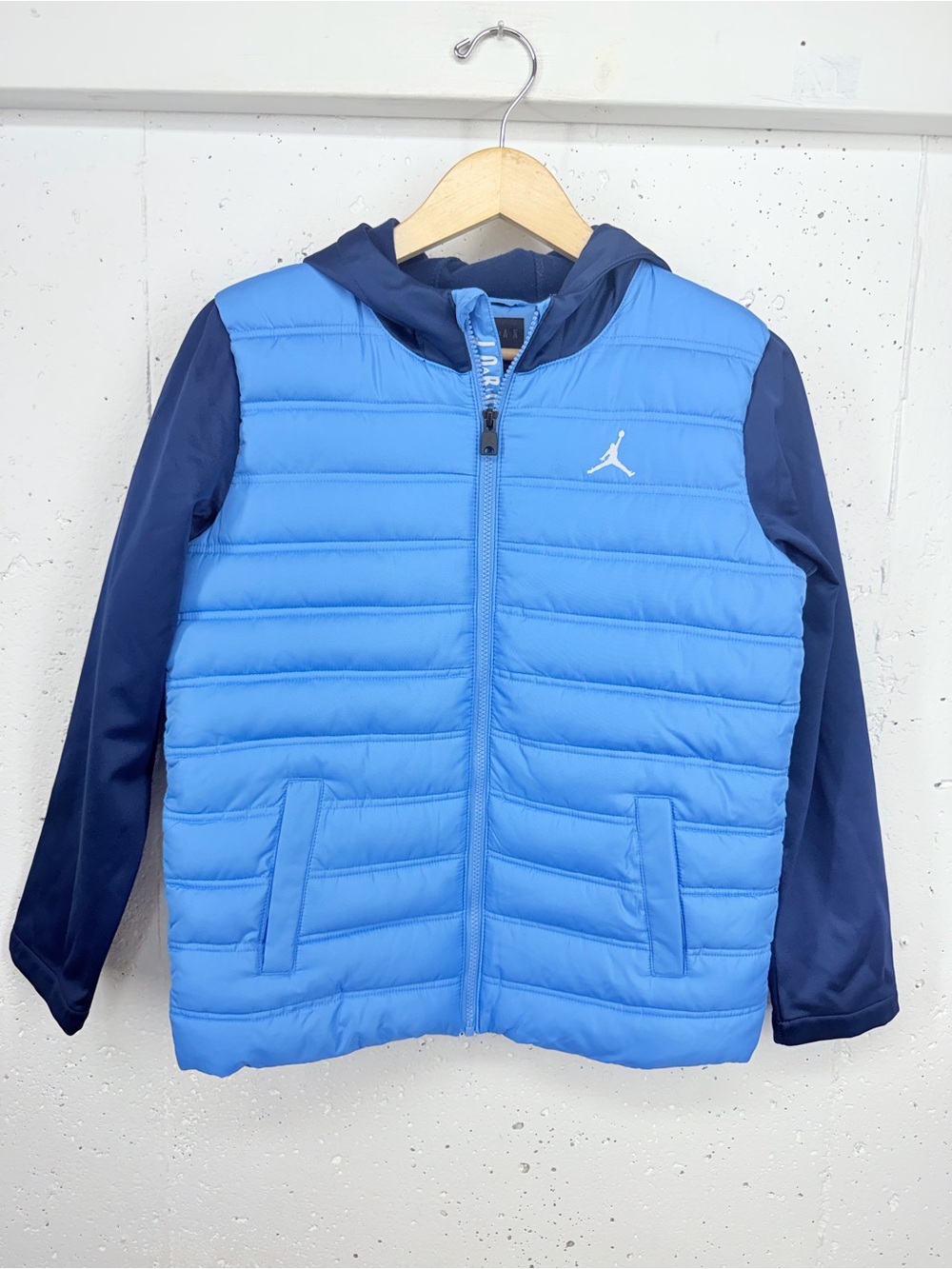 Jordan Boys Size Large Legend Blue Hybrid Jacket New